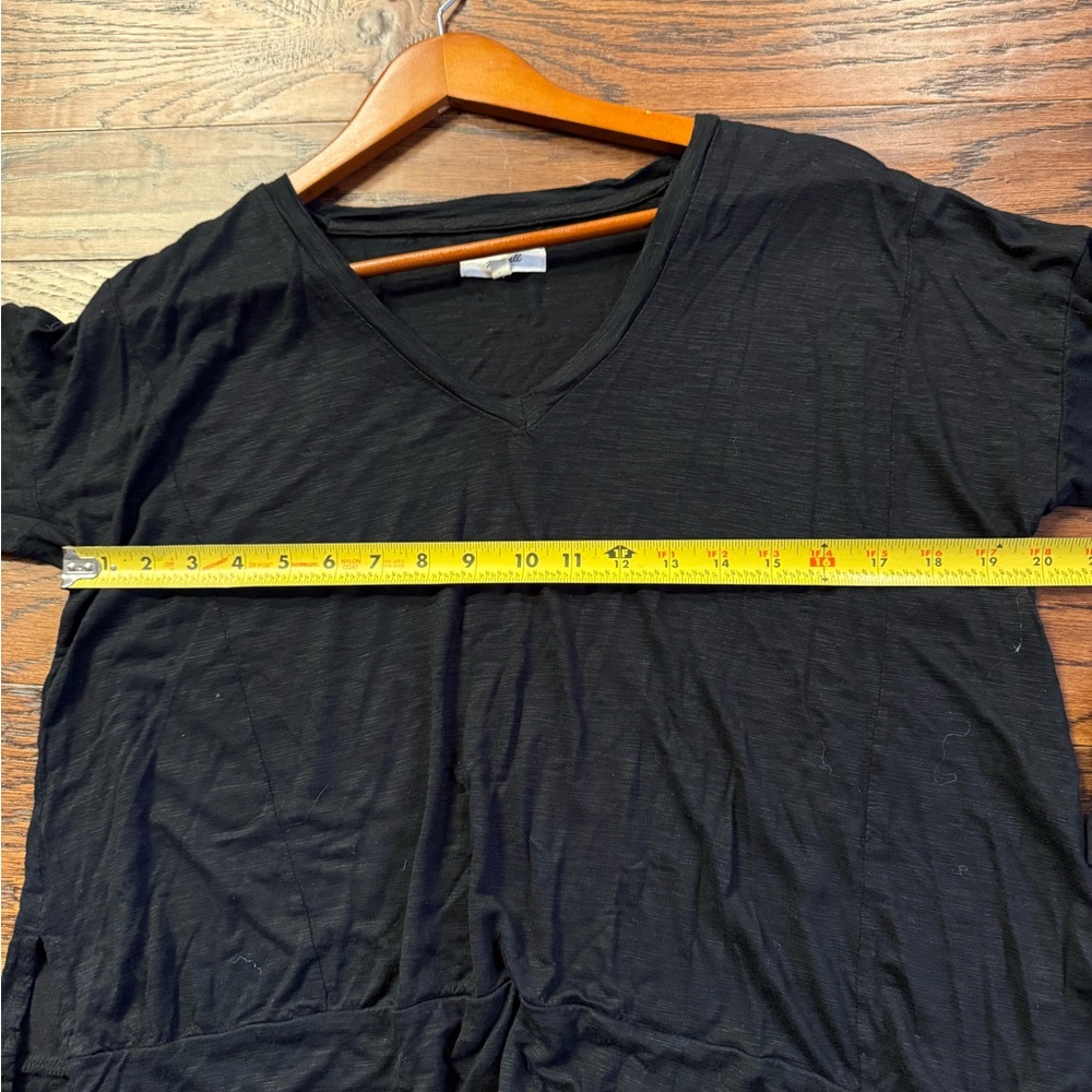 Madewell Black Long Sleeve V-Neck Top women’s small lightweight - Picture 8 of 9